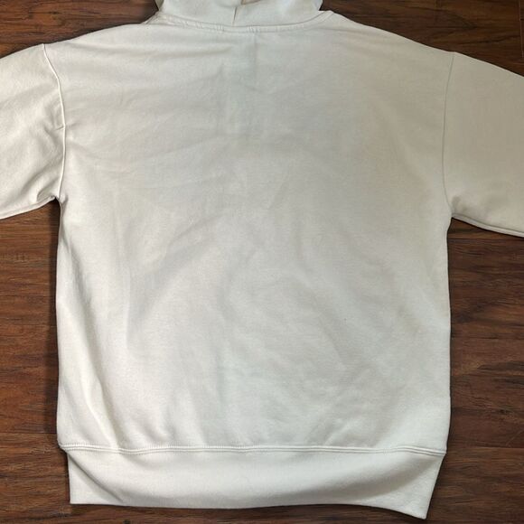 Disney Mickey Mouse Women’s Ivory Color Full Zip Hooded Sweatshirt Sz XS - Picture 9 of 10